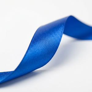 Ruban en satin bleu royal simple face de 6 mm, personnalisable, qualité export, rouleau de 350 mètres pour rubans de récompense, cadeau de remise de diplôme, vente en gros - Product Image 3