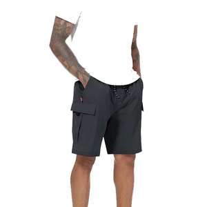 Shorts cargo pour hommes Royal Green, fermeture à cordon, service OEM, couleur personnalisée, vêtements décontractés d'extérieur, respirants - Product Image 4