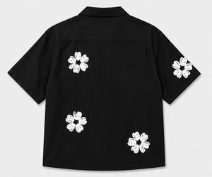 เสื้อเชิ้ตแขนสั้นผู้ชายแบบลำลอง ปกคอพับ เสื้อเชิ้ตฤดูร้อน - Product Image 6