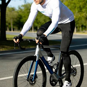 กางเกงปั่นจักรยานแบบมีแผ่นรองรับแรงกระแทกสำหรับการปั่นระยะไกล แผ่นรองรับแรงกระแทกความหนาแน่นสูงเพื่อความสบายในการปั่นระยะไกล - Product Image 4