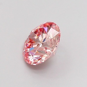 Diamant rose intense fantaisie de 1,91 carat, taille brillant ronde, cultivé en laboratoire CVD, clarté VS1, polissage excellent, design élégant. - Product Image 3