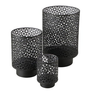 Décoration petite taille fer métal cuivre porte-bougie vases fait à la main personnalisé - Product Image 3