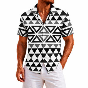 Chemises Hawaïennes de Haute Qualité en Gros, Chemises d'Été à Manches Courtes pour Vacances à la Plage pour Hommes - Product Image 5