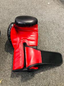 Guantes de Boxeo de Cuero de 16 oz, Guantes de Entrenamiento de MMA con Correa de Muñeca Ajustable, Transpirables e Impermeables para Artes Marciales - Product Image 5