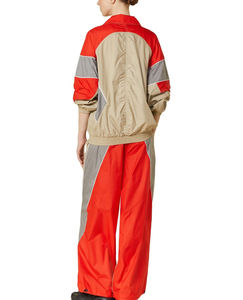 Unisex Tracksuit Color Blocking Sporty Full Length Loose Fit Polyester Cotton Spring Wear With Side Pockets Zipper Fly - Product Image 6