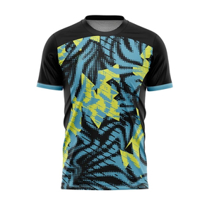 Jersey de sublimación para hombre con el mejor diseño, media manga, transpirable, de secado rápido, con logo personalizado impreso, tallas grandes, a precio de mayorista. - Product Image 5