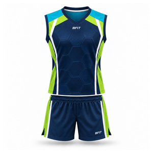 Conjunto de Ropa de Voleibol Personalizada, Hecha a Medida con Sublimación, Fabricante de Ropa Deportiva Personalizada - Product Image 1