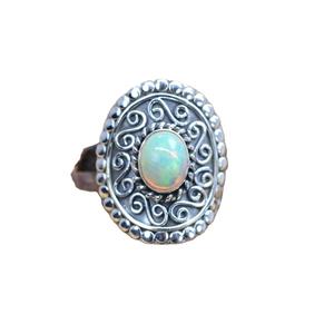 Welo Ethiopian Fancy Ethiopian <b>Opal</b> Bezel Set <b>Ring</b> in 925 Sterling <b>Silver</b> Trendy Women's Gift with Third Party Certification - Product Image 1