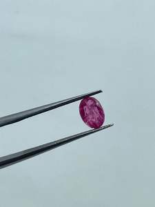 Gema de Espinela Natural de Corte Ovalado, Alta Calidad, Suelta, Rara, de Lujo, Color Rojo Rosado, para Joyería Femenina - Product Image 2