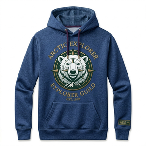 Sudadera con Capucha de Forro Polar de Poliéster Unisex con Logotipo Personalizado OEM, Verano, Formal, Deportiva, Venta al Por Mayor, Servicio OEM - Product Image 5