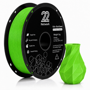 Filamento PLA+ Verde Fruta 22Network al por Mayor, Bobina de 1KG, 1.75mm, Filamento para Impresora 3D Industrial, Alta Velocidad 300mm/s, OEM ODM - Product Image 1
