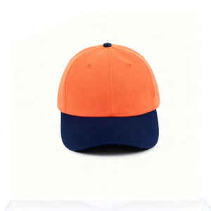 Gorra de Béisbol Unisex Roja y Negra de 6 Paneles, Ajustable, de Lona de Color Sólido, Transpirable, Impermeable, Estilo Deportivo Informal para Adultos - Product Image 3