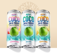 Rita Coco Zeewier 325ml Ananas en Gember Gearomatiseerd Kokoswater Geblikte Sapdrank Groothandel Leverancier OEM ODM