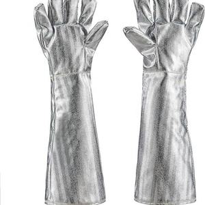 Factory Safety Sheepskin Leather EMF Protection Anti Radiation <b>Long</b> Sleeves Gardening Working Welding <b>Gloves</b> - Product Image 3