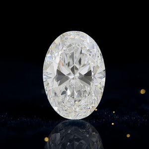 Diamant non monté certifié IGI 7.09 ovale VS1, diamant cultivé neuf - Product Image 3