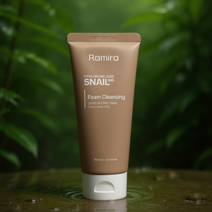 Mousse nettoyante Ramira à l'acide hyaluronique et à la bave d'escargot pour le lavage du visage en silicone - Product Image 3
