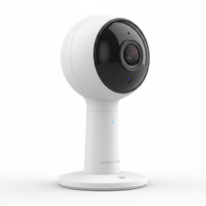 AI Smart Security IP <b>Camera</b> OEM Brand Made in USA <b>Real</b>-Time Motion Detection Night Vision Facial Recognition Mobile App Control - Product Image 1