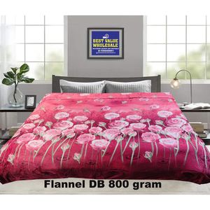 0.8KG Luxurious Soft & Warm Winter Flannel Raschel Double <b>Bed</b> Blanket - Product Image 5