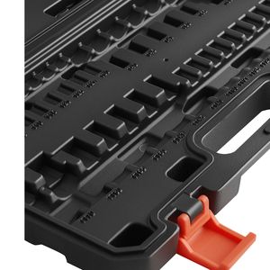 Set di chiavi a bussola Torx da 34 pezzi, a stella solida e antimanomissione, in acciaio legato S2 CR-V, attacco da 1/4, 3/8, 1/2 pollici per Dri - Product Image 4