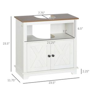 Mobile Bagno di Lusso con Lavabo e Specchio LED Intelligente, Struttura in Legno Massello e PVC per Hotel - Product Image 2