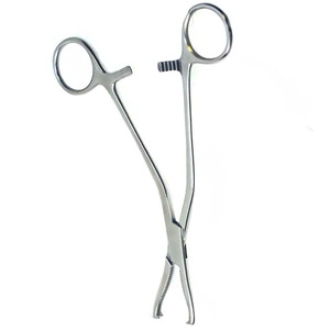 M.A SIDDIQUE INTERNATIONAL Ensemble d'instruments chirurgicaux orthopédiques personnalisés : Pince à os Dingman à manche courbé - Product Image 6