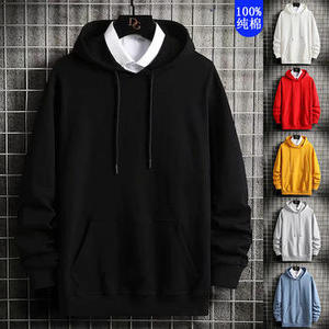 Sudadera con capucha de forro polar lisa, extragrande, gruesa, con botones, de peso pesado, personalizada, de corte holgado, estilo urbano, cálida, premium, para uso casual - Product Image 3