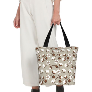Low Price Fabric Custom Logo And Color Material Cotton Shoulder Shopping Handle Comfortable Tote <b>Bag</b> Hand Wear - Product Image 6