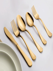 Cubiertos de lujo brillantes y distintivos que redefinen el prestigio del comedor moderno y conjuntos de cubiertos que exudan sofisticación. - Product Image 6