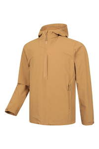 Abrigo Trench Amarillo para Hombre, a la Moda, con Cierre, Cálido, Impermeable, Casual, Personalizado, para Otoño e Invierno, Cortavientos, Softshell, Táctico, Venta al Por Mayor por AKO - Product Image 2