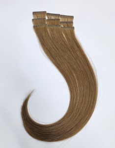 Extensiones de Cabello Adhesivas Lisas Marrón Cabello Humano Trama Única Doble Capa Puntas Completas 36 Pulgadas - Product Image 4