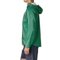 Veste de course imperméable ultralégère pour homme, à capuche, coupe-vent, pliable, pour la randonnée en plein air, veste de pluie respirante personnalisée
