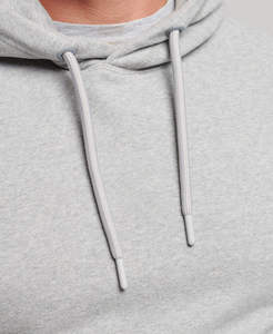 เสื้อฮู้ดผู้ชายแบบสั่งทำขายส่ง ผ้าฟลีซหนานุ่ม ทรงโอเวอร์ไซส์ สไตล์สตรีทแวร์ ผ้าฝ้ายเรียบๆ ไม่มีลาย - Product Image 3