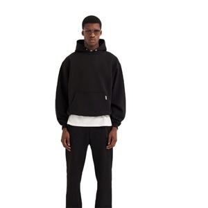 ชุดวอร์มสำหรับผู้ชายมีฮู้ดสำหรับฤดูหนาวชุดออกกำลังกายผ้าโพลีเอสเตอร์/ ผ้าฝ้ายระบายอากาศ - Product Image 1