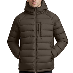 Chaqueta Acolchada con Capucha para Hombre, Personalizada, Cálida, Impermeable, para Invierno, al por Mayor, OEM, ODM - Product Image 6