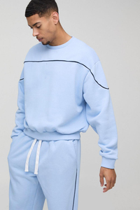 Conjunto Deportivo Informal de Otoño para Hombre, Corte Regular, Color Sólido, con Logotipo Personalizado, Pantalones Deportivos de Algodón, para Gimnasio, Entrenamiento, Venta al por Mayor, Etiquetado Privado, OEM - Product Image 5