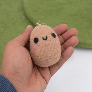 Wholesale Child Cute Face Felt Easter Egg Ornament Handmade Spring Hanging Decor Gift Set - Product Image 6