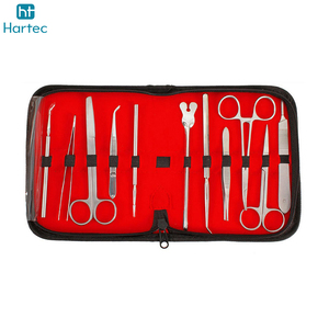 Kit de dissection en acier inoxydable de 22 pièces, pour les étudiants en médecine, en médecine vétérinaire, en biologie et en dissection - Product Image 2