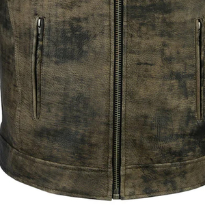 Veste en cuir d'agneau pour homme, prix de vente exceptionnel, confortable, imperméable, mode hiver, qualité supérieure - Product Image 6