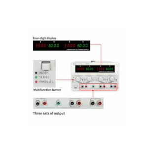 Fuente de Alimentación Regulada por CC Programable Metravi PRPS-6005-3, 60V 5A, Triple Salida - Product Image 2