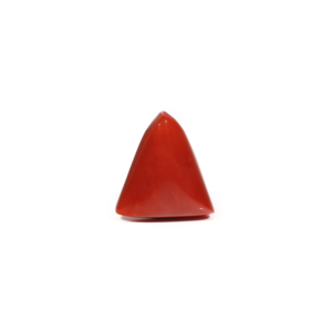 Natural Red Coral Loose Gemstone 8.55 Carat Pear Shape for Fine Jewelry - Product Image 1