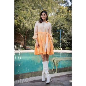 เสื้อแฟชั่นสตรีแขนยาวผ้าฝ้ายผสมรายละเอียดงานปักแบรนด์ FABZONE รุ่น FZ39 - Product Image 1