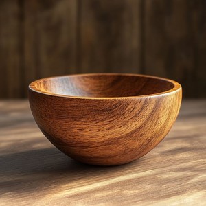 Tazón de Ensalada de Madera Hecho a Mano, Tazón de Madera Natural para Servir Frutas, Bocadillos, Cocina, Comedor, Decoración Ecológica para el Hogar, Uso en Hoteles - Product Image 3