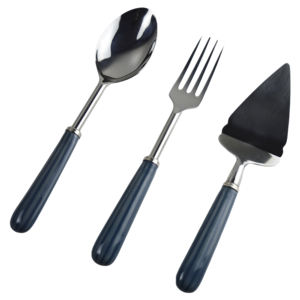 Ensemble de couverts en marbre de qualité supérieure avec finition polie, design moderne pour la maison, les restaurants et les hôtels, décoration de table à manger. - Product Image 3