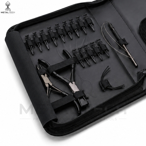 Estuche de Almacenamiento Portátil con Cierre, Color Negro, Nuevo, Duradero, Totalmente Personalizado, Proveedor Principal, Kits de Herramientas para Extensiones de Cabello - Product Image 5