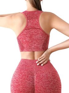 Seamless Plus Size High <b>Waist</b> <b>Leggings</b> Yoga Set Sports Bra Breathable Fitness Wear 5-Piece ActiveFlex MotionPro - Product Image 2