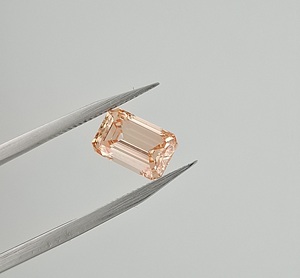 RAAMAA Emerald Cut Fancy Intense IGI Certified Lab Grown CVD HPHT VS1 Clarity 1ct 2ct 3ct Loose Diamond Engagement - Product Image 1