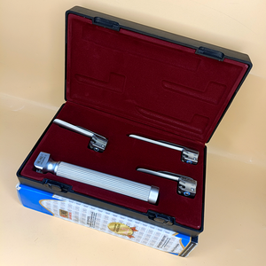 LAPA-737840-3-1 ชุดเครื่องมือส่องกล่องเสียงแบบมาตรฐาน มิลเลอร์ 3 ใบมีด 00-0-1 พร้อมด้ามจับสำหรับเด็ก ใบมีดสแตนเลสแบบใช้ซ้ำได้ - Product Image 5