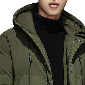 Parka longue matelassée réversible et résistante à l'eau pour homme Solid International, 70 % écologique, coutures de qualité supérieure - Product Image 4