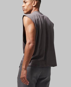 Wholesale Custom Stringer Gym <b>Vest</b> Quick Dry Polyester Fitness Singlet Workout Muscle Bodybuilding Breathable Cotton Tank Top - Product Image 2