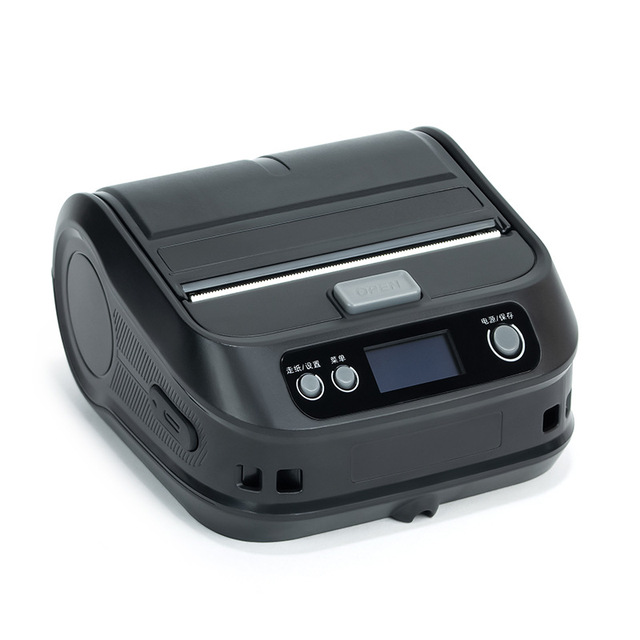 80mm Portable  Thermal Label Printer Handheld Mobile Barcode Shipping Label Maker for Supermarket Logistics Food